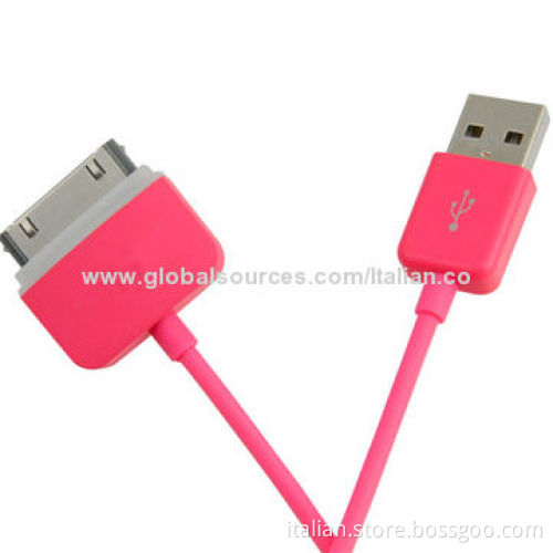 LED light USB cable for iPhone 4New